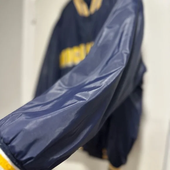 VTG Steve & Barry's University of Michigan Wolverines bomber varsity jacket.